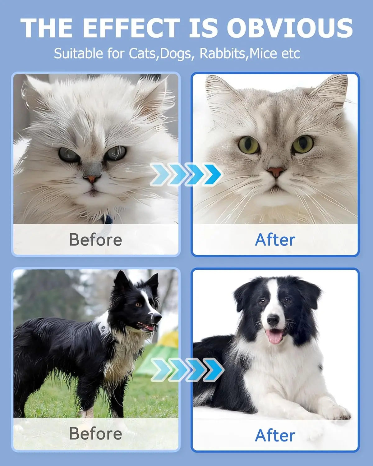 Badvåtservetter för husdjur