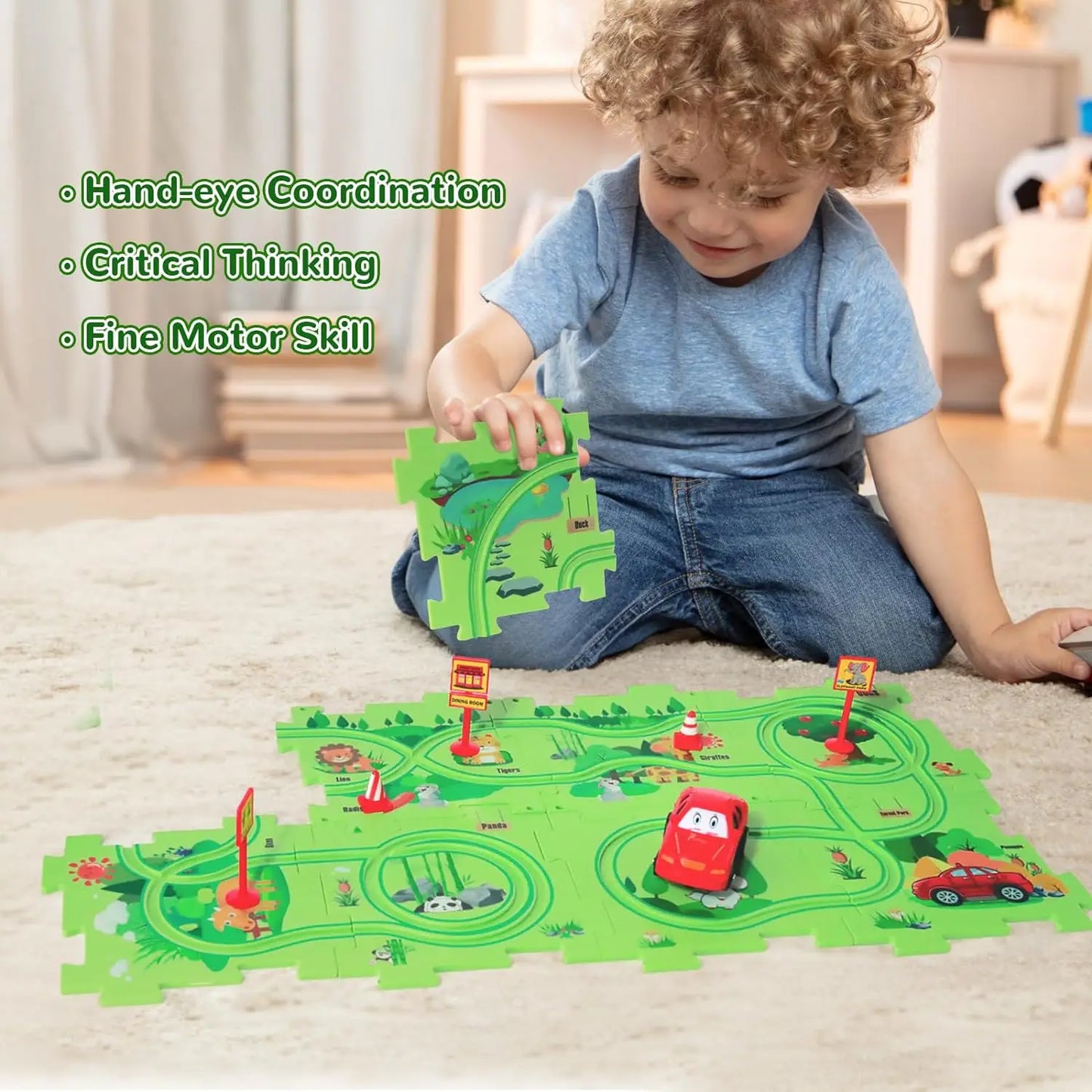 FÄRD - Puzzleracer - Kids Car Track Set