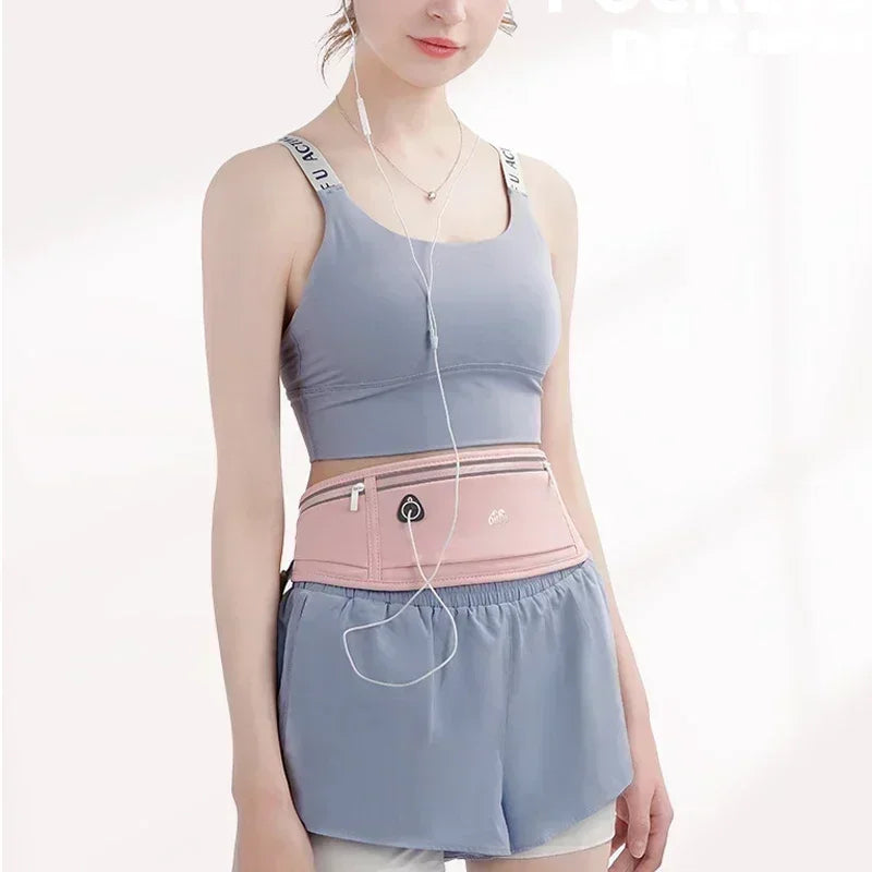 FLÖDE – Smidigt Löparbälte med plats för Mobil och Vätska, designat för rörelse utan Störningar.