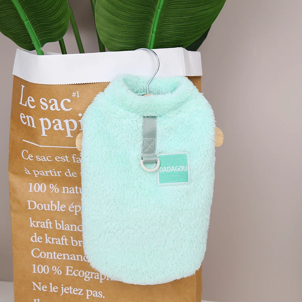 Elastisk husdjursjumpsuit med dragring