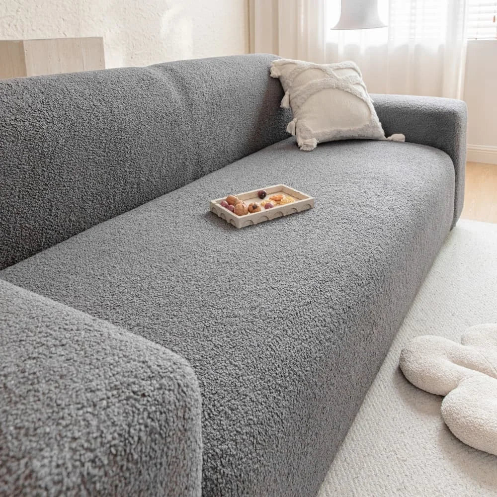 Teddy Plush Sofa Mat Winter Thickened Warm Soft Cover New Plush Towel for Comfortable Seating Experience