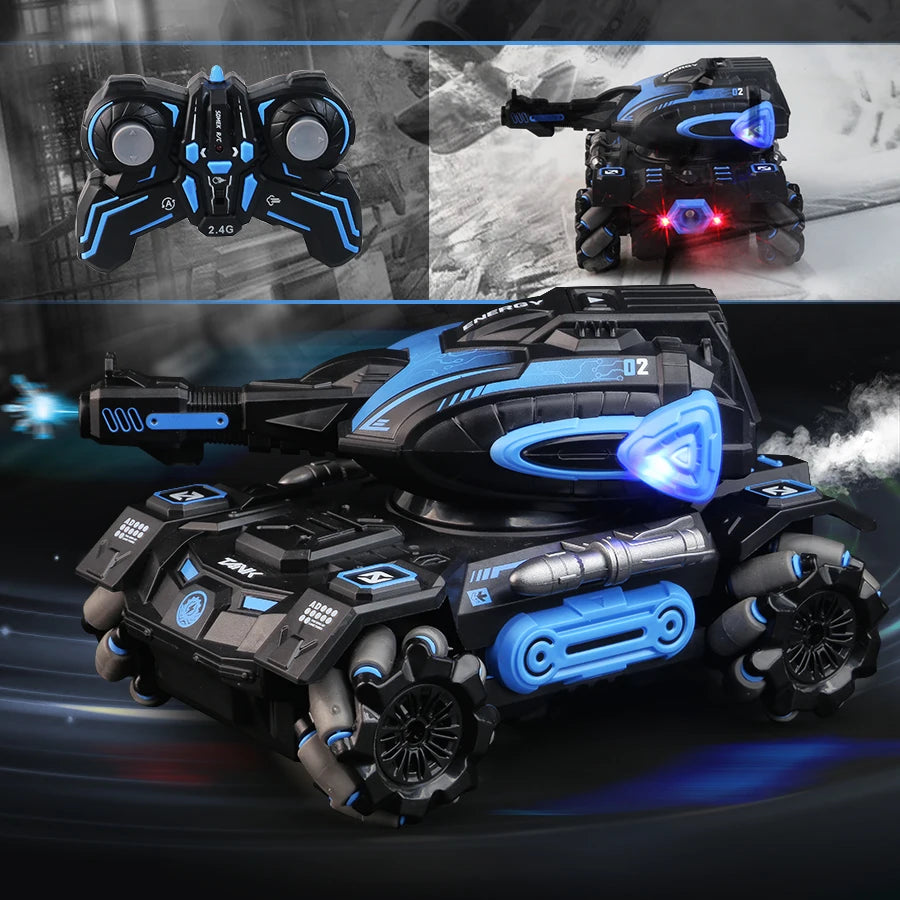 TURBO - Radiostyrd Stunt Tank med Vattenspray