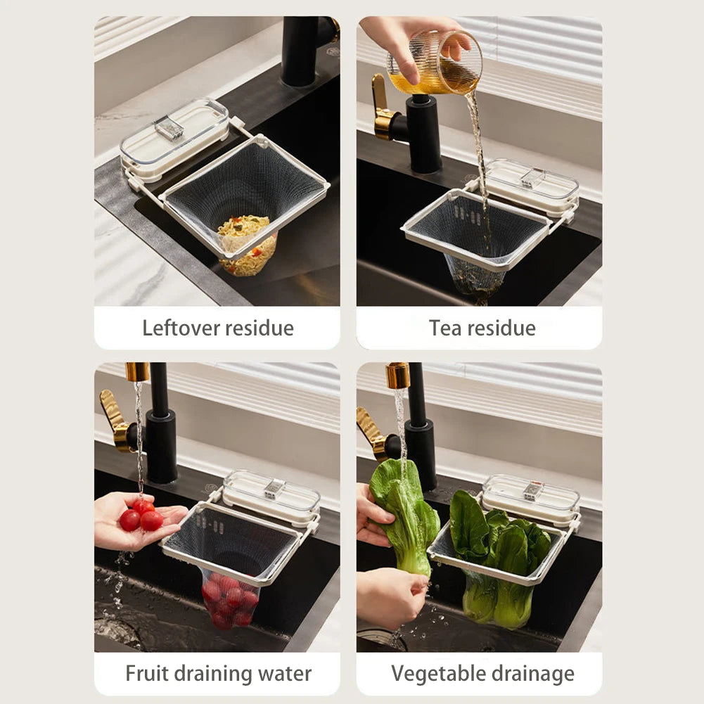 SILEN - Mounted Kitchen Drain Filter With Collapsible Basket