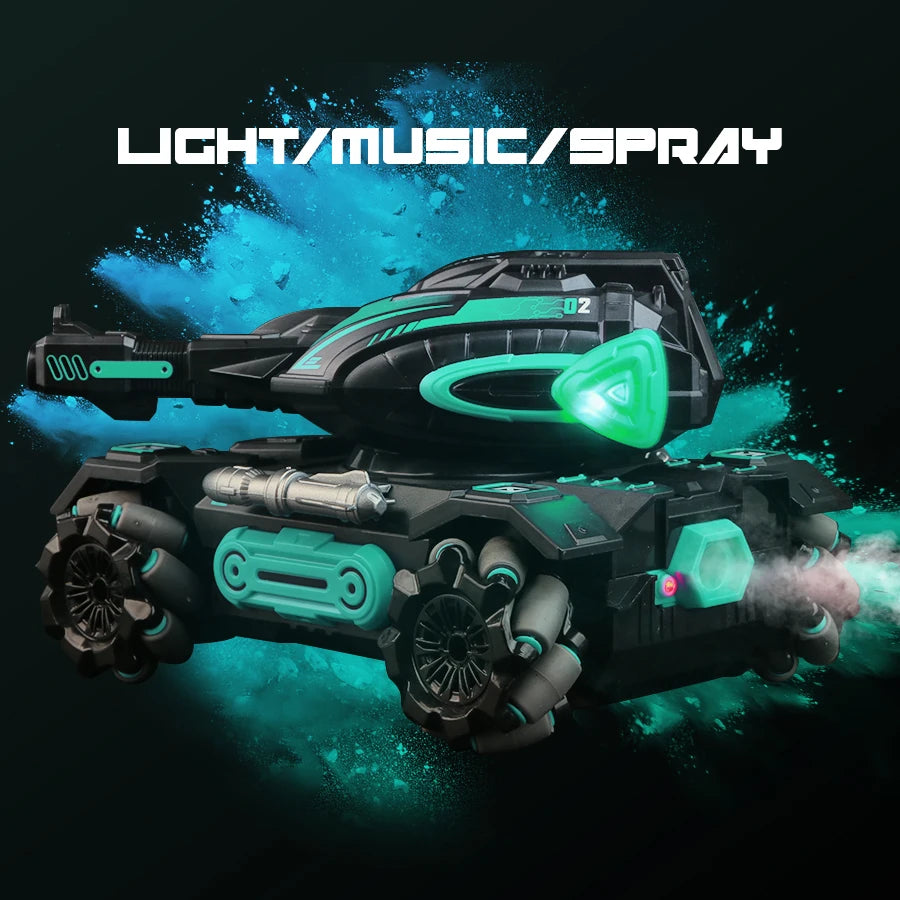 TURBO - Radiostyrd Stunt Tank med Vattenspray