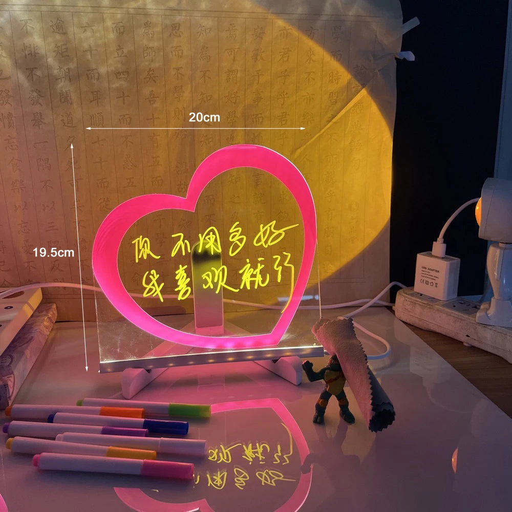 LED-färgad anteckningstavla