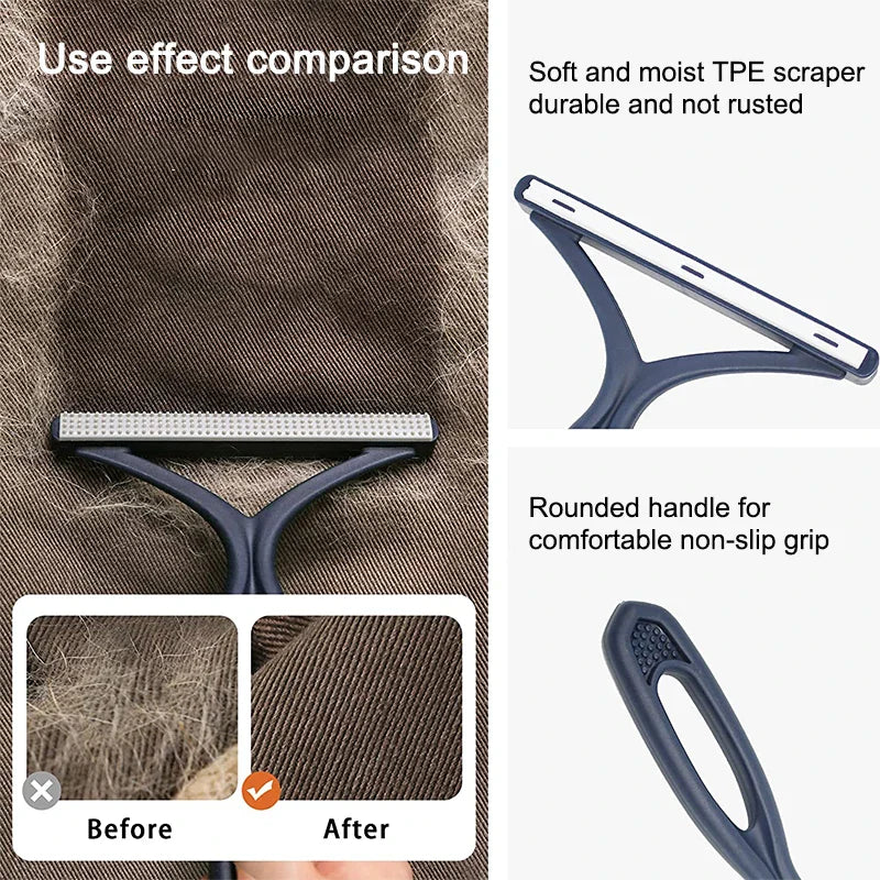 Produktnamn - Dubbeländad manuell hår- och ludd­borttagare