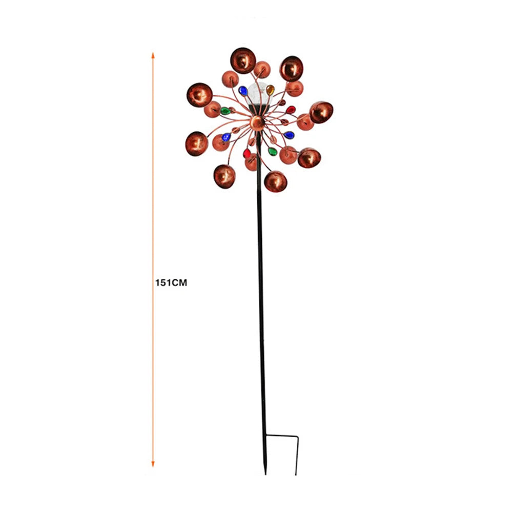 VINDGLANS - Solcellsdriven Vindspinner i Glas