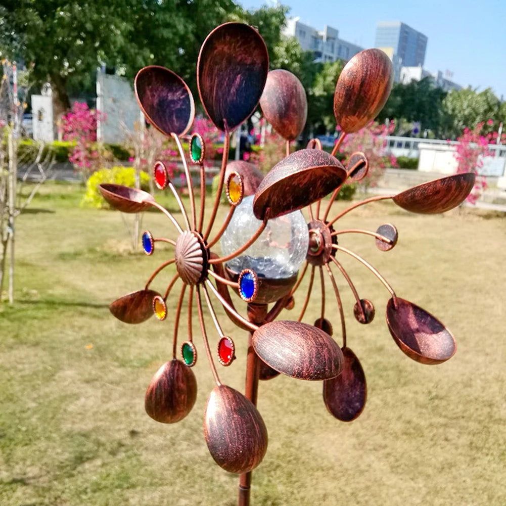 VINDGLANS - Solcellsdriven Vindspinner i Glas