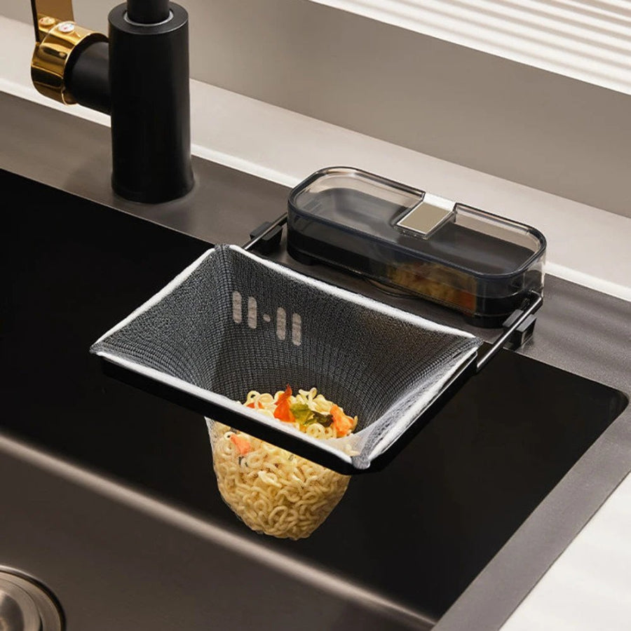 SILEN - Mounted Kitchen Drain Filter With Collapsible Basket